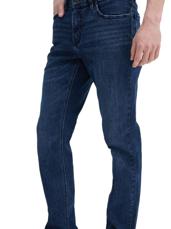 Slim Fit men Jeans – Stretch Fabric Tapered Pants for Men – Premium Comfort Casual Wear and Work Attire